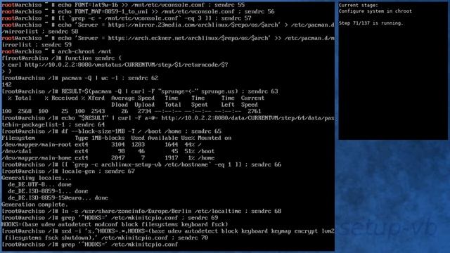 Arch Linux installation recording to kernel 5.4.1-arch1-1 (testing) смотреть онлайн