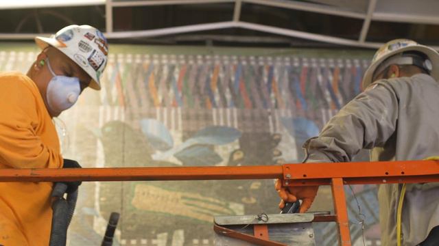 Art Acquisition: Millard Sheets' mosaic mural смотреть онлайн