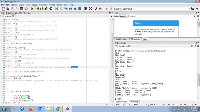 [AI-EN-1] python list use cases in ML смотреть онлайн
