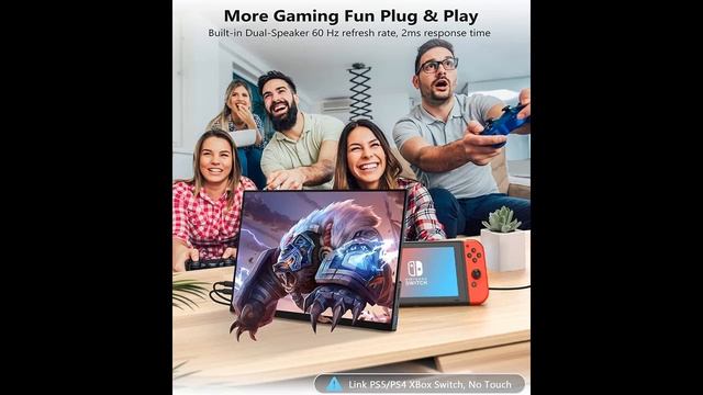 CUIUIC GS156BM1 15.6" 1080p portable monitor | CUIUIC 2022 Newest Portable Monitor✔️INTRODUCE! смотреть онлайн