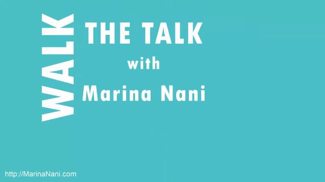 Walk the Talk with Marina Nani смотреть онлайн