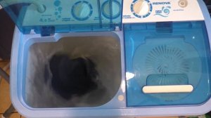 Стирка, полоскание, кондиционирование и отжим с помощью стиральной машины Renova WS-40 PET