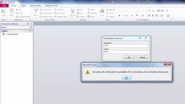 How to Encrypt Decrypt a Microsoft Access Database смотреть онлайн