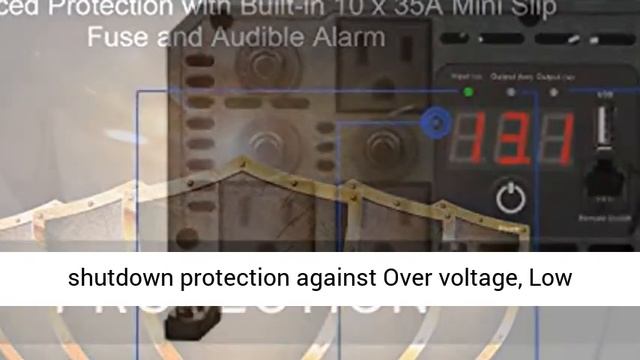 Ampeak 2000W Power Inverter смотреть онлайн