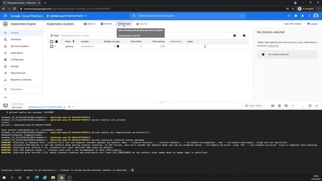 Google Cloud Platform: Kubernetes Engine смотреть онлайн
