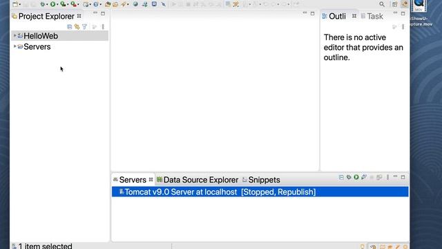 CS 401 Eclipse EE, Apache Tomcat Install смотреть онлайн