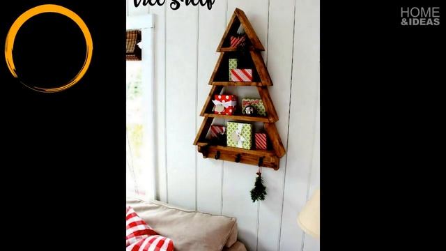 16 DIY Christmas Wood Crafts смотреть онлайн