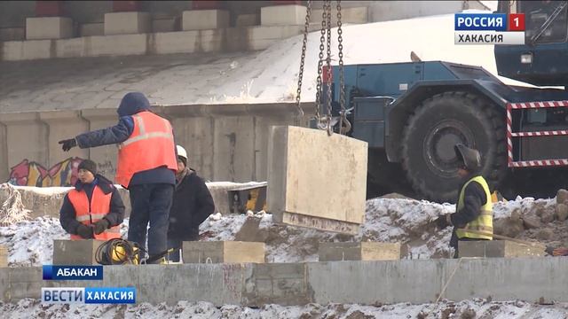 Открытие путепровода в районе Мостоотряда в Абакане все таки... откладывается смотреть онлайн