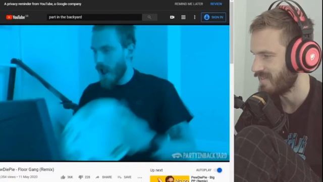 PEWDIEPIE REACT'S TO FLOOR GANG (On live stream)!!! смотреть онлайн