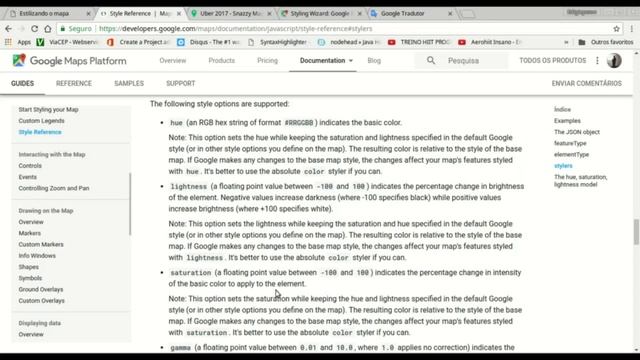 #7 - Google Maps JavaScript API - Criando o mapa da UBER (Styling Maps) смотреть онлайн
