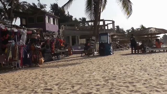 From Palma Rima Hotel to the Beach.Gambia смотреть онлайн