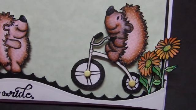 CHEERFUL ENJOY THE RIDE STAMP CARDS BY: DT VINITA JAIN смотреть онлайн