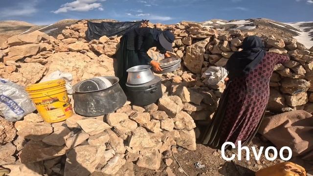 Arriving At The Destination And Making A Pen And Setting Up A Tent For Shelter 2023#nomads #doora