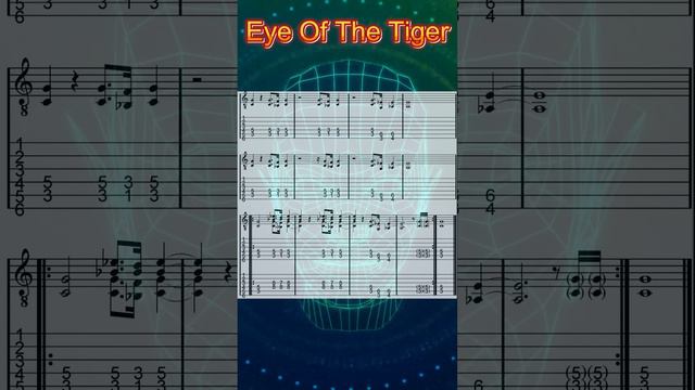 Aprende La Intro De Guitarra De 'Eye Of The Tiger' 🎸 | Guitar Riff Tab