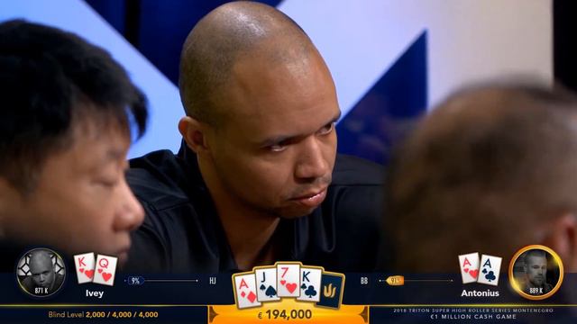 Phil Ivey Vs. Patrik Antonius: Pocket Aces In MASSIVE Cash Pot