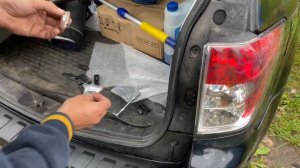 Замена ламп в заднем фонаре Субару Форестер