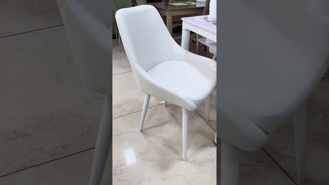 Сучасний м'який Стілець N-49 Білий обивка штучна шкіра смотреть онлайн