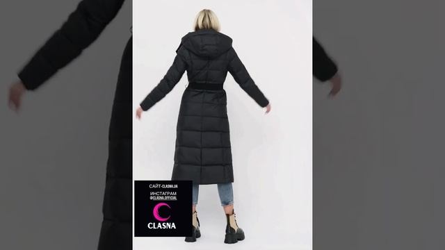 Женский зимний пуховик CLASNA смотреть онлайн