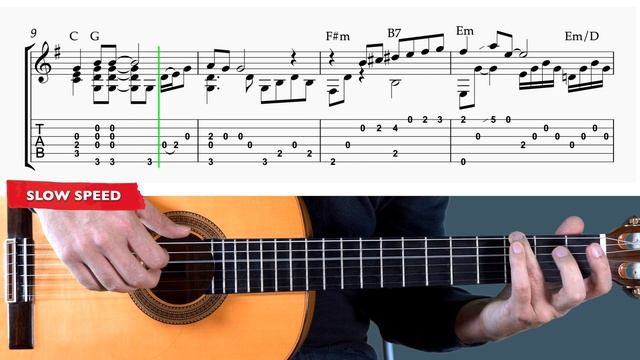 The Beatles - Yesterday FINGERSTYLE Guitar Lesson + TAB смотреть онлайн