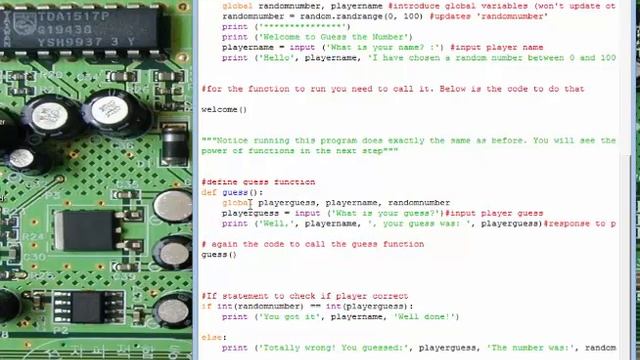Python 3 Programming 2.3 Guess the Number смотреть онлайн
