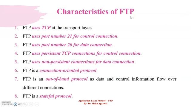 Application Layer Protocol(3) - FTP смотреть онлайн