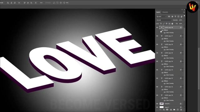 3D Text Effect in Photoshop I How to Make 3D Text in Photoshop in Hindi/Urdu I 3D Text Photoshop смотреть онлайн