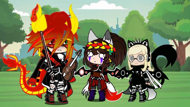 _#Смерть умеет играть на скрипке😮[Gacha Club]#_