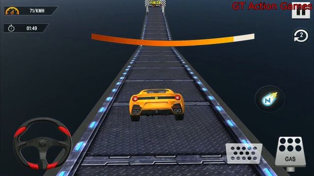 Impossible Tracks Game Super GT Car Stunts Drive - Stunt Car Games - Android Games 2020 смотреть онлайн
