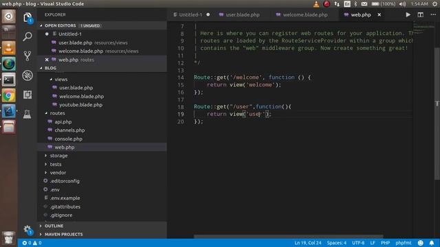 Laravel tutorial #3 - simple Routing смотреть онлайн