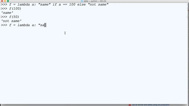 Python 3 Tutorial: How To Use If Statements In Lambda смотреть онлайн