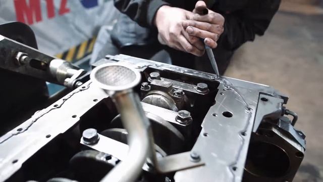 Установка поддона на двигетель DEUTZ TCD 2012 L04 2V М смотреть онлайн