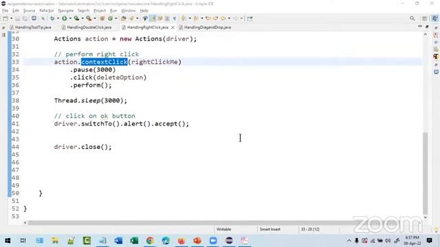 Day 10 | Selenium Module | Handling Mouse Events | Key Board Events | Part 6 смотреть онлайн