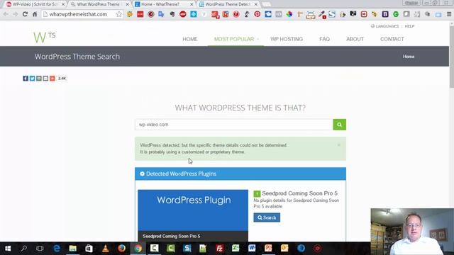 Tools zum erkennen von eingesetzen WordPress Themes und Plugins смотреть онлайн