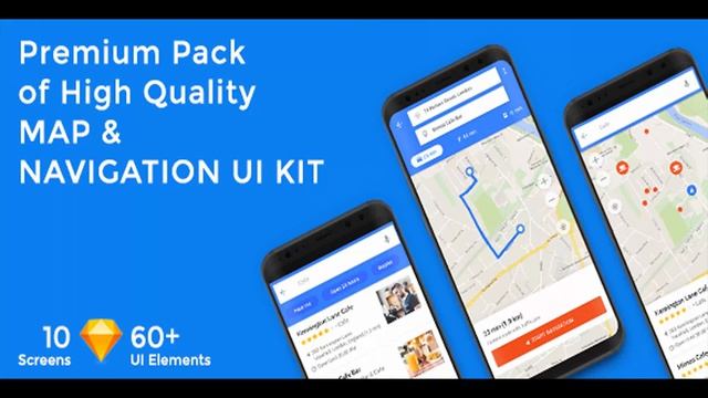 MapNavi - Maps & Navigation UI KIT for Sketch | Themeforest Website Templates and Themes смотреть онлайн