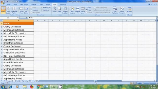 Excel 2007: how to freeze rows and columns in excel смотреть онлайн