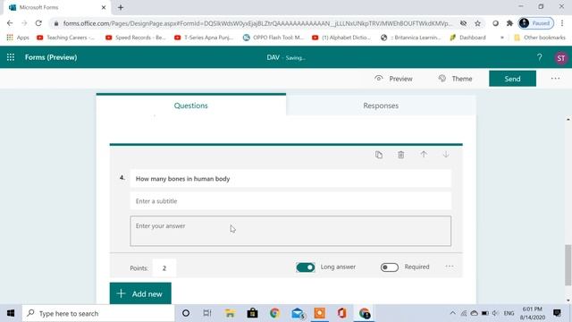 How to Create Quiz Question Paper on Microsoft Forms смотреть онлайн