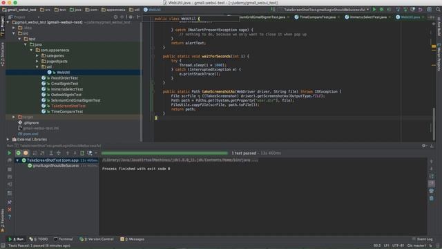 Selenium: How to take screenshot on test failure смотреть онлайн