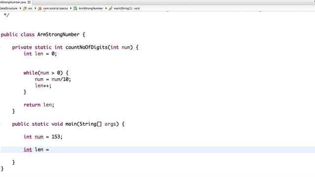 Armstrong Number in Java смотреть онлайн
