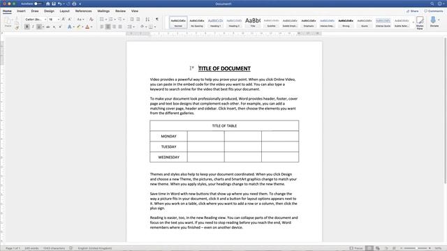 How to Insert Table into Word | Microsoft Word Tutorial смотреть онлайн