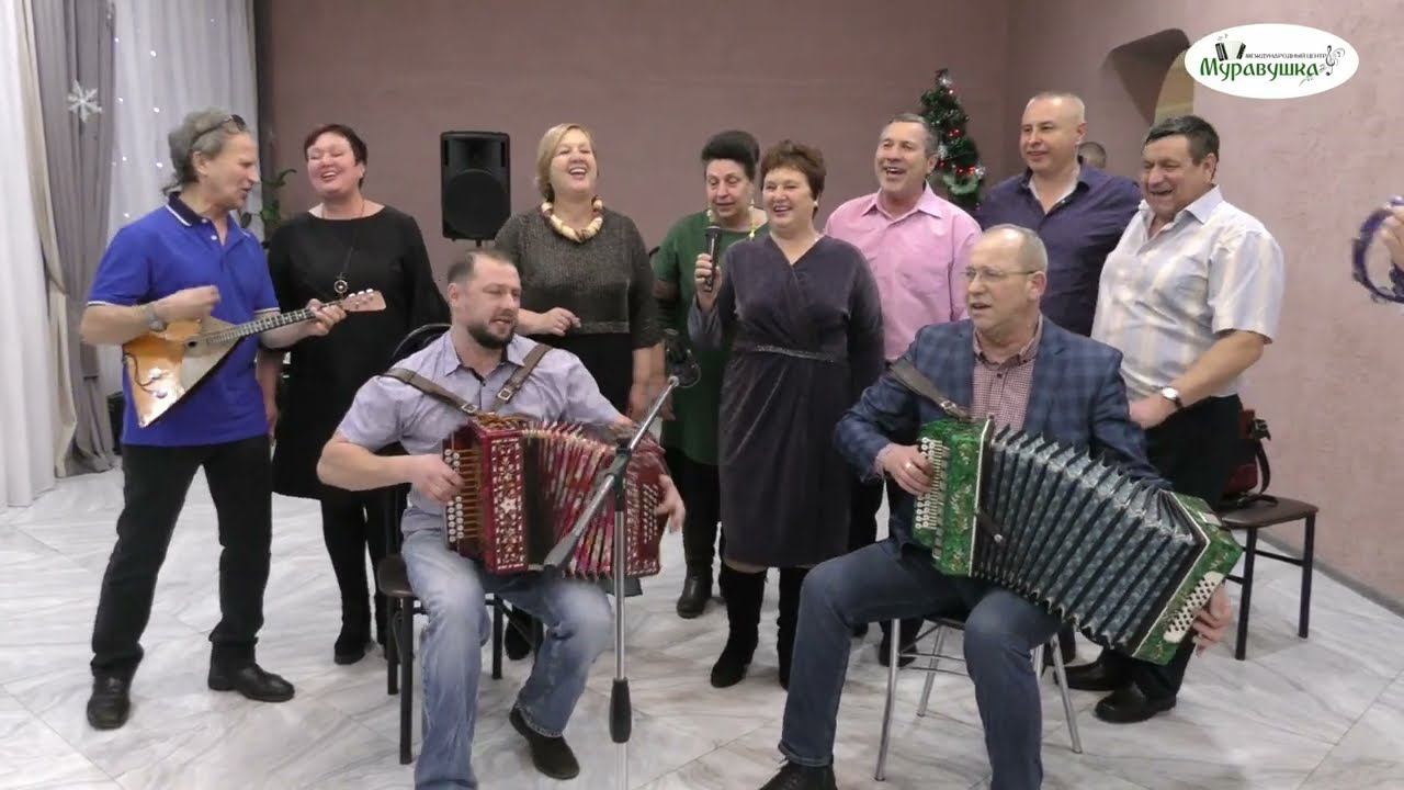Ой калина ох малинаВ речке тихая вода После концерта гармонистов в селе Криуша Нижегородская область смотреть онлайн