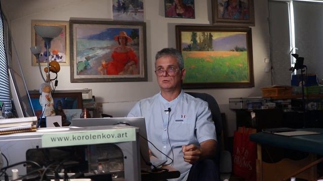 1298 ФОН ЗАИМСТВУЮ У КЛИМТА _ художник Короленков смотреть онлайн