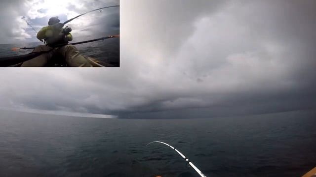 Kayak fishing offshore in a storm! смотреть онлайн