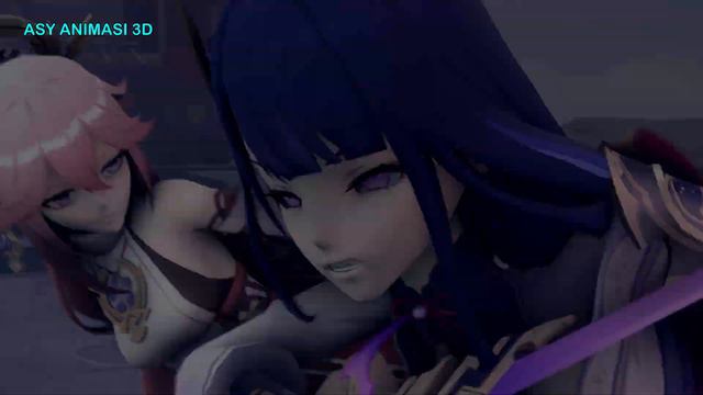 Genshin Impact Animation - Yae Miko Save Aether From Raiden Shogun Wrath смотреть онлайн