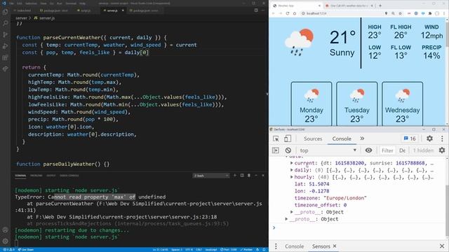Weather Application Project using MERN Stack || Weather application using api | Weather web page смотреть онлайн