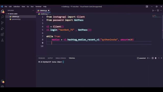 Instagram Like Bot In Python in 10 lines of code! | Instagram Bot смотреть онлайн