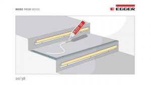 Отделка лестницы ламинатом