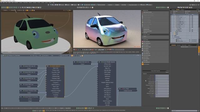 Modo | Octane Render: Iridescent Texture смотреть онлайн