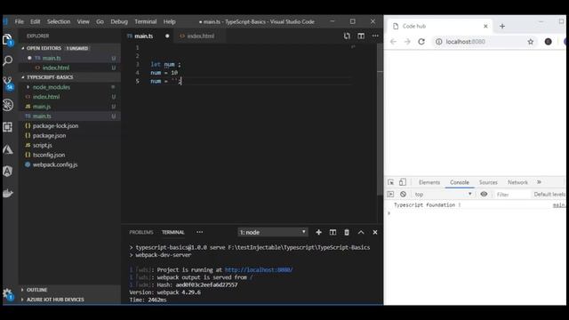Typescript Refresher | DataType Number смотреть онлайн