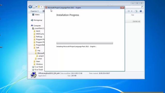 MS Project: Change Display Language ● Easy ● Office 2013 смотреть онлайн