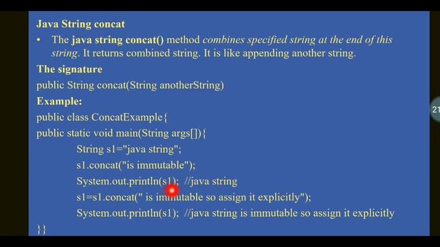 Java Character and String смотреть онлайн